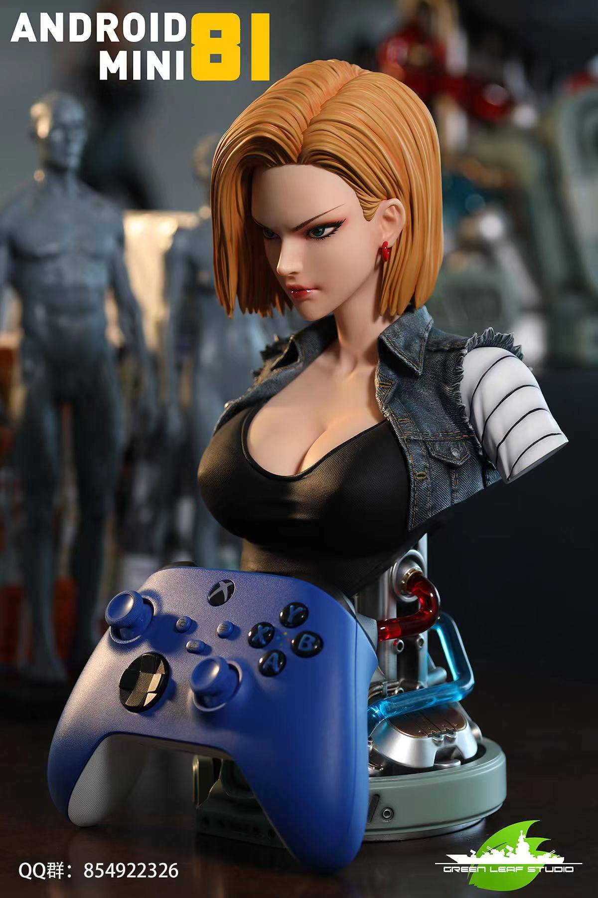 Green Leaf Studio Dragon Ball Z Android 18 Mini Bust | Mirai