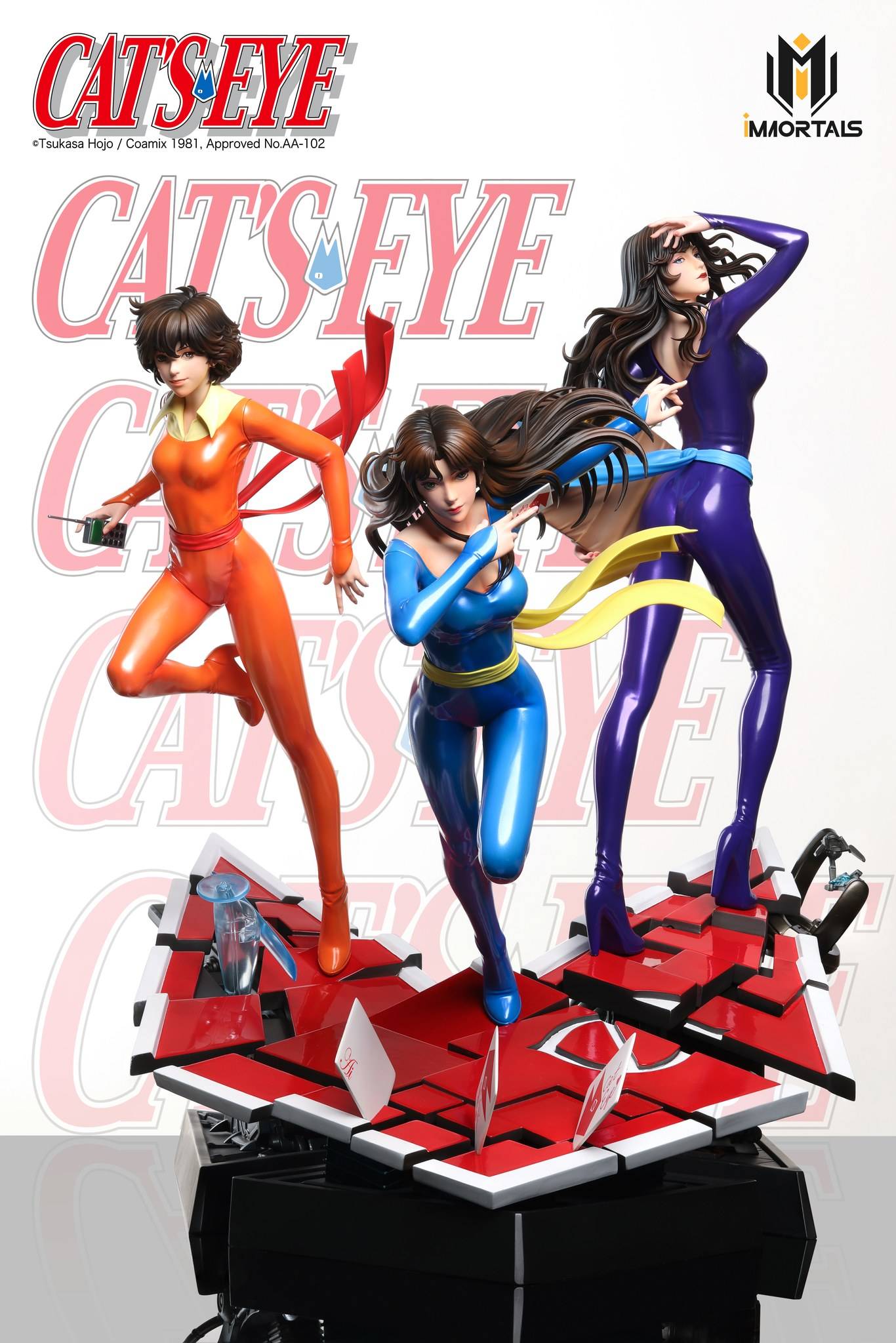 Immortals Collectibles Cat's Eye Kisugi Hitomi, Rui and Ai 1/6
