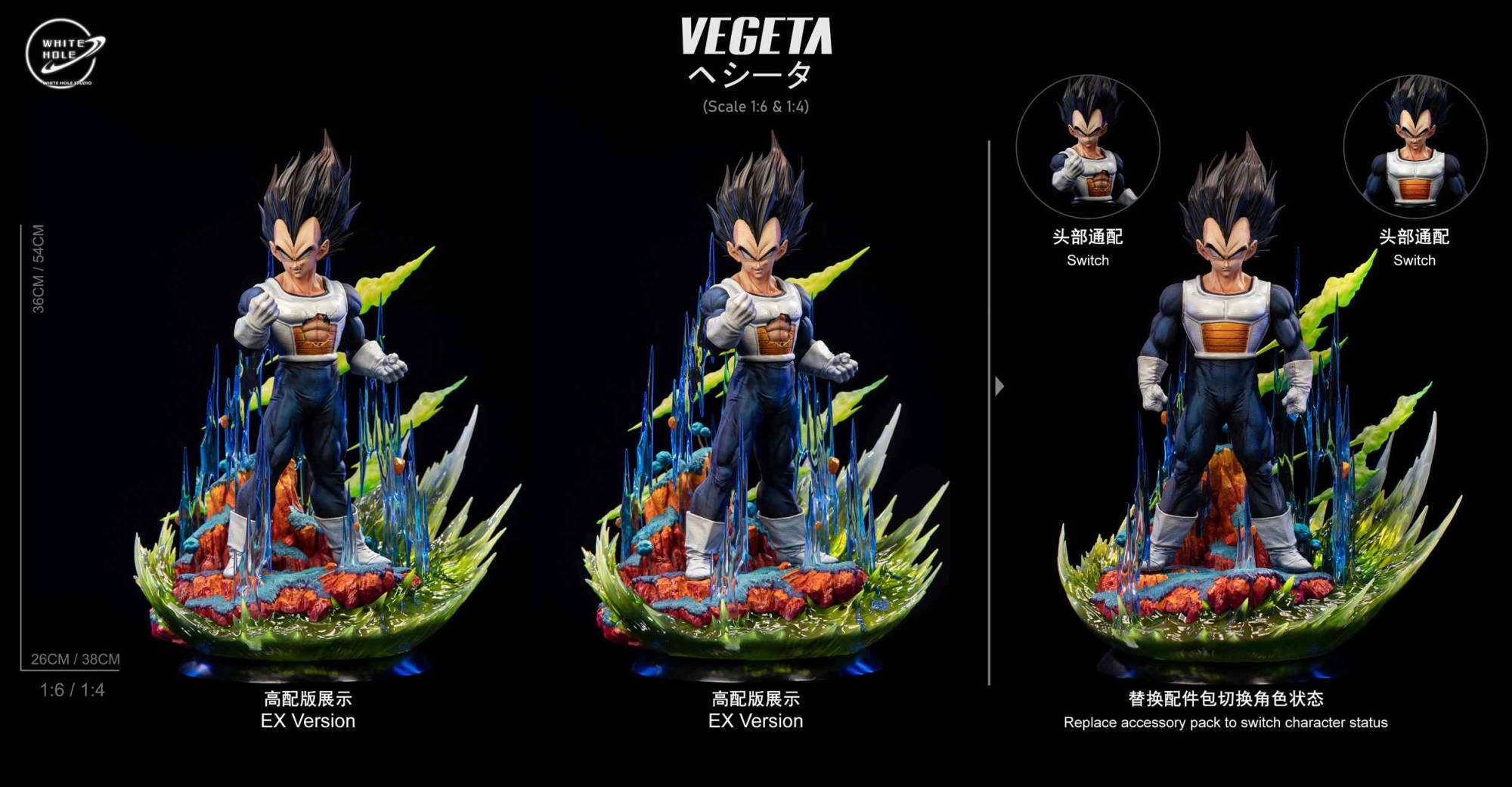 White Hole Studio Dragon Ball Z Vegeta Basic Armor | Mirai 