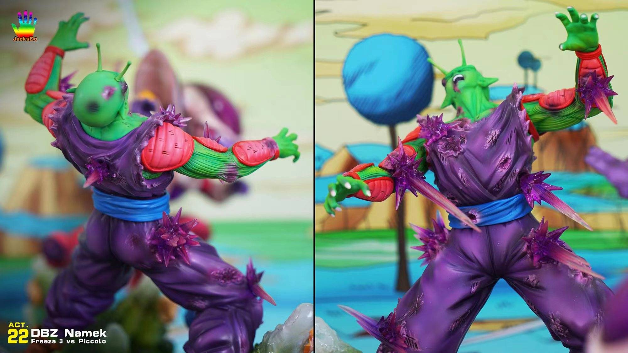 Jacksdo Dragon Ball Z Frieza Third Form vs Piccolo | Mirai