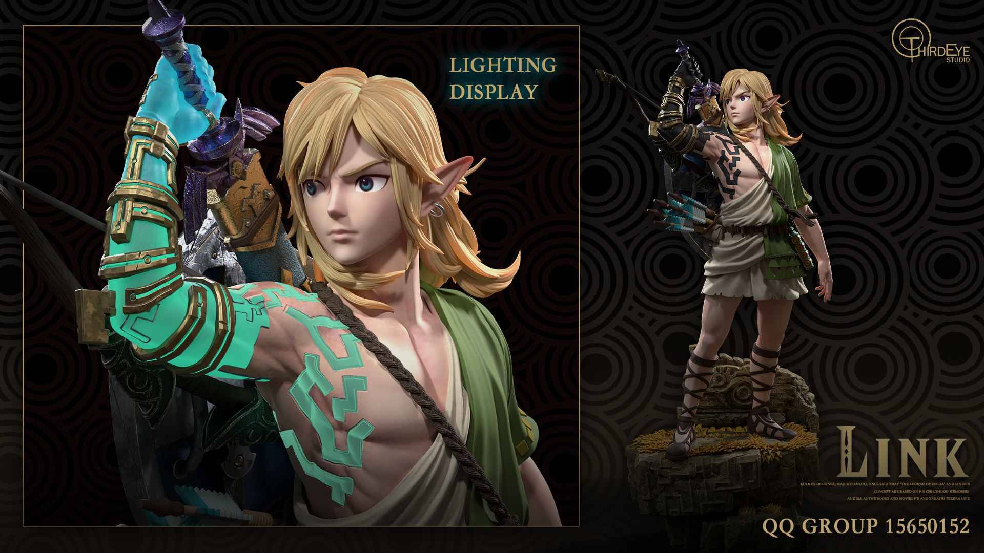 ゼルダの伝説 FairyLand-STUDIO リンク フィギュア FAIRYLAND Studio The Legend of Zelda LINK 1/6 Resin Statue Model