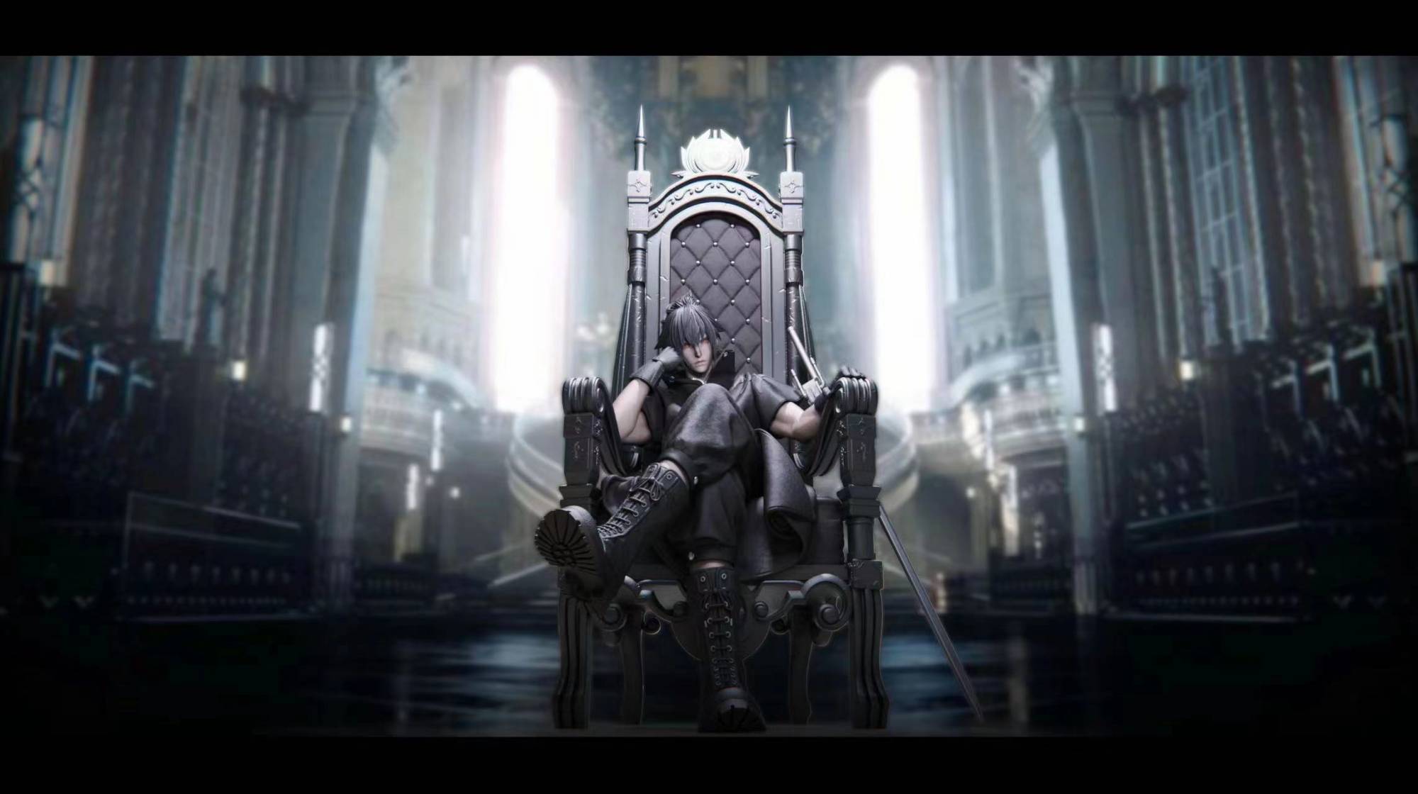 dibujo final fantasy versus xiii noctis
