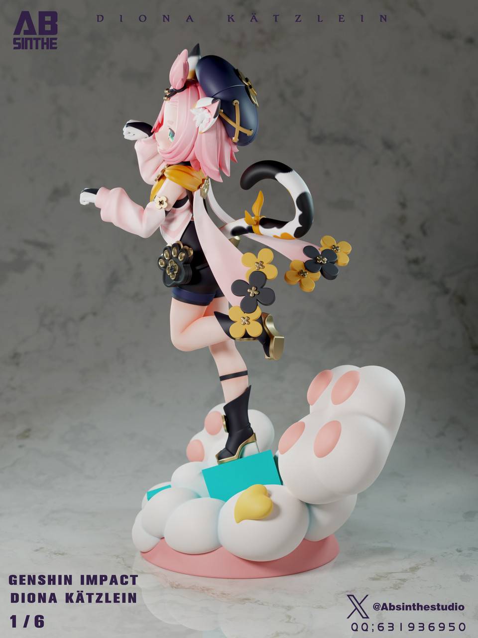 Absinthe Studio Genshin Impact Diona Katzlein | Mirai Collectibles