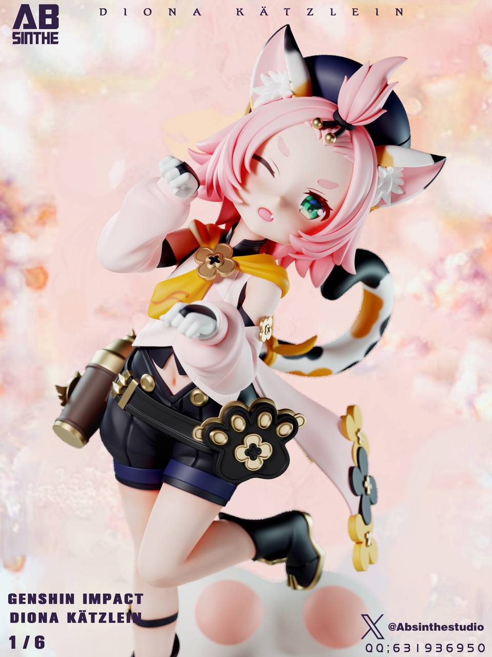 Absinthe Studio Genshin Impact Diona Katzlein | Mirai Collectibles