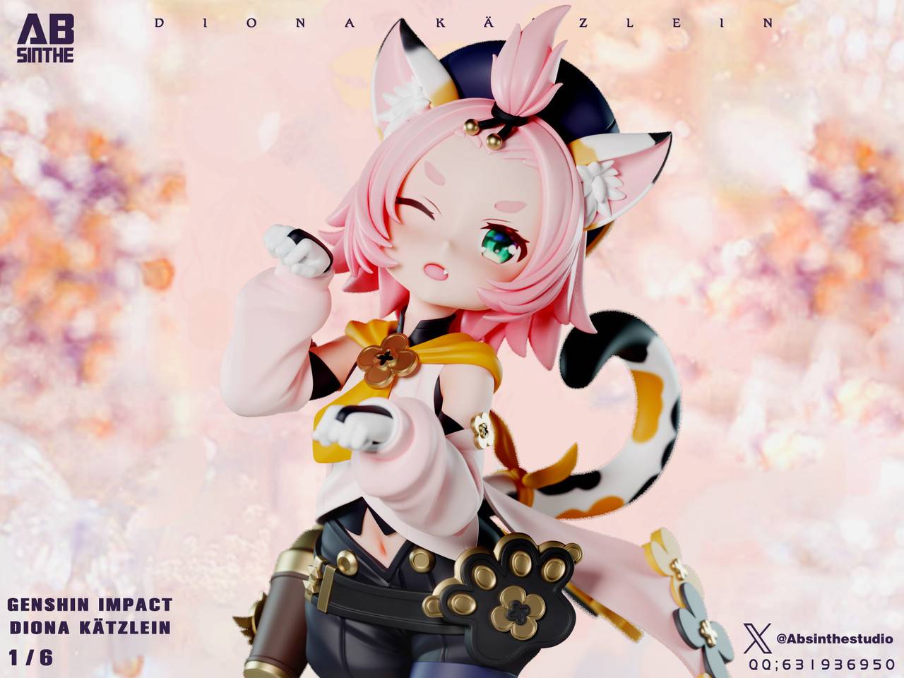 Absinthe Studio Genshin Impact Diona Katzlein | Mirai Collectibles