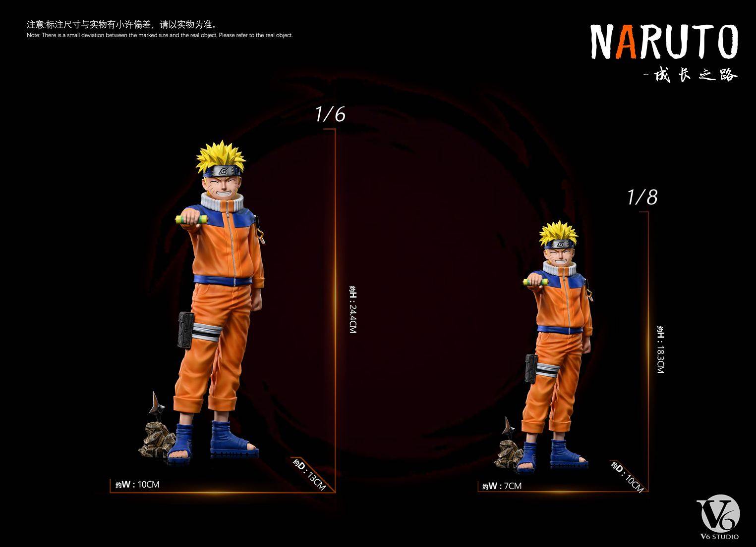 V6 x ST Studio Naruto and Sasuke | Mirai Collectibles