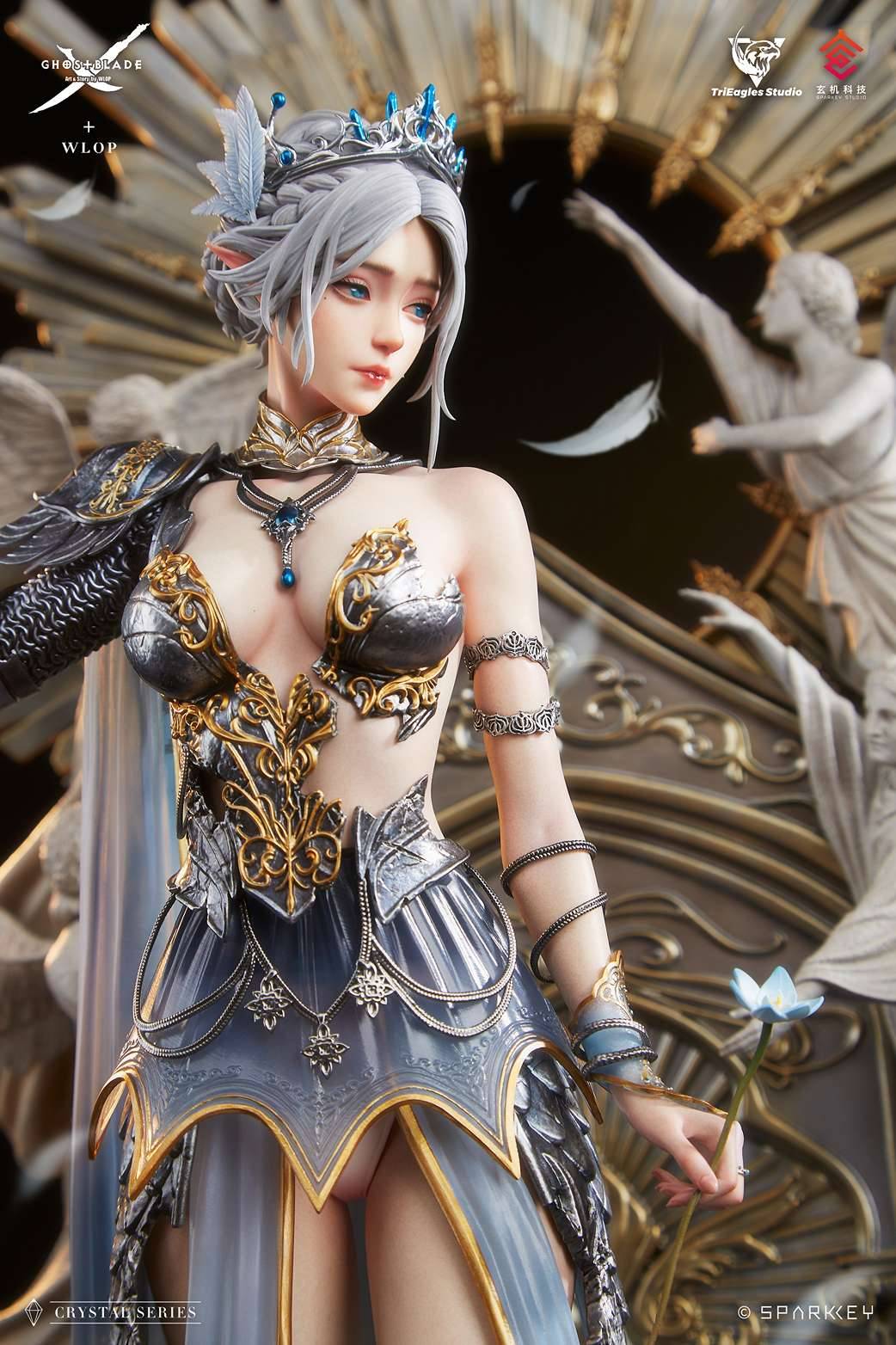 彫刻・オブジェ trueiin Trieagles Studio Ghost Blade Princess Yan Broken 1/4 Licensed