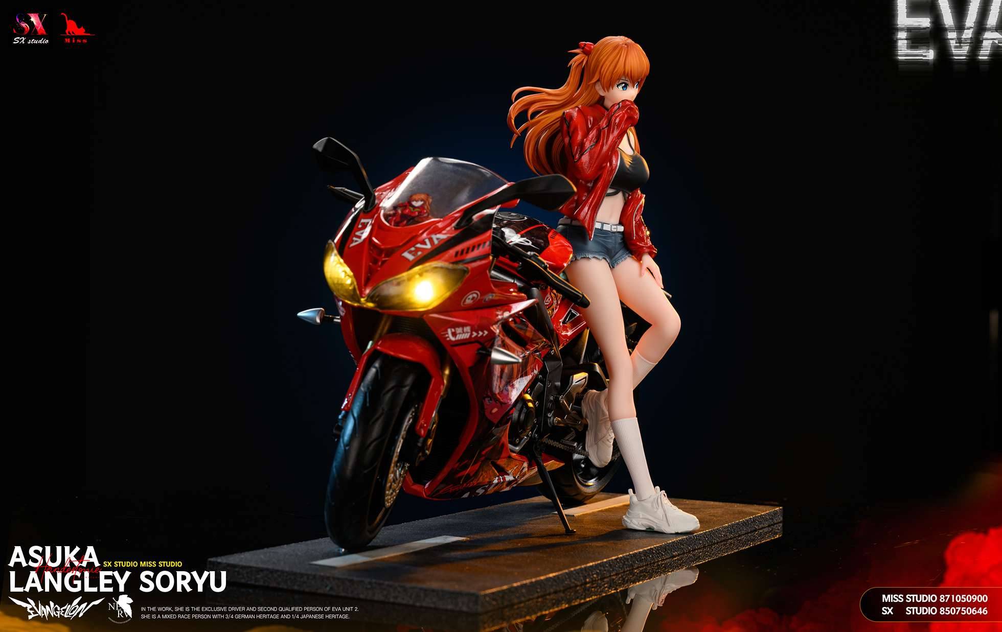 Miss x SX Studio Motorbike Asuka Langley Soryu | Mirai Collectibles