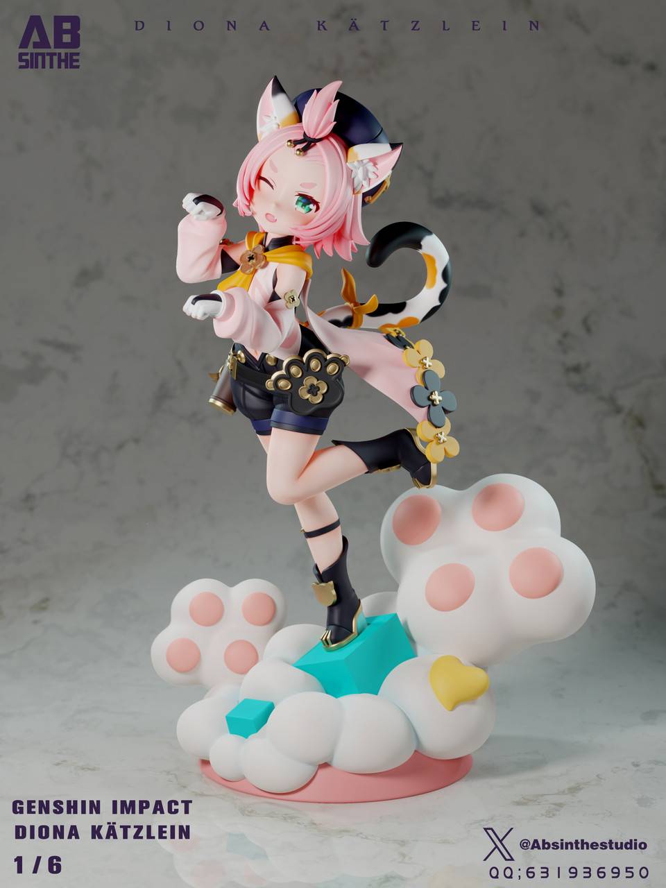 Absinthe Studio Genshin Impact Diona Katzlein | Mirai Collectibles