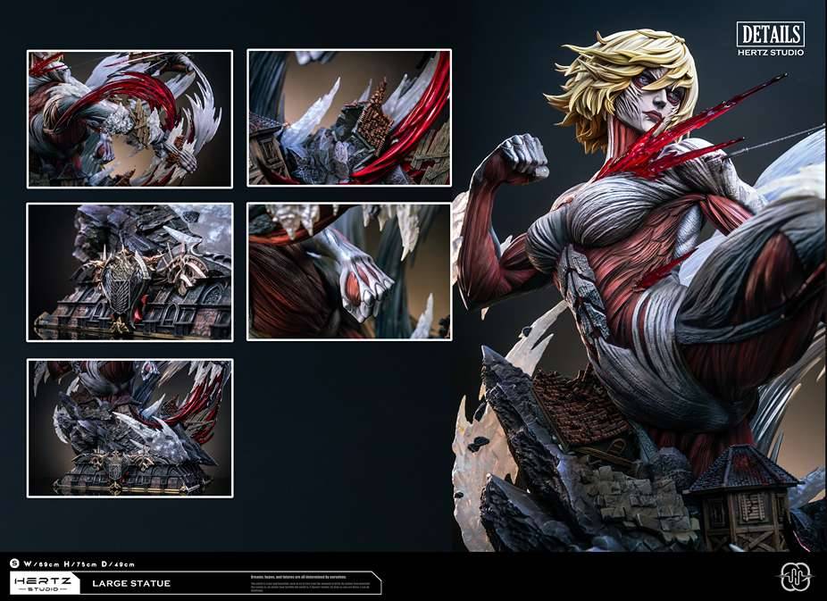 Hertz Studio - Mikasa vs Female Titan | Mirai Collectibles