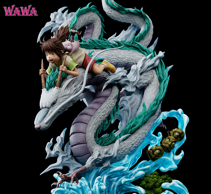 Wawa Studio - Chihiro Ogino x Haku | Mirai Collectibles