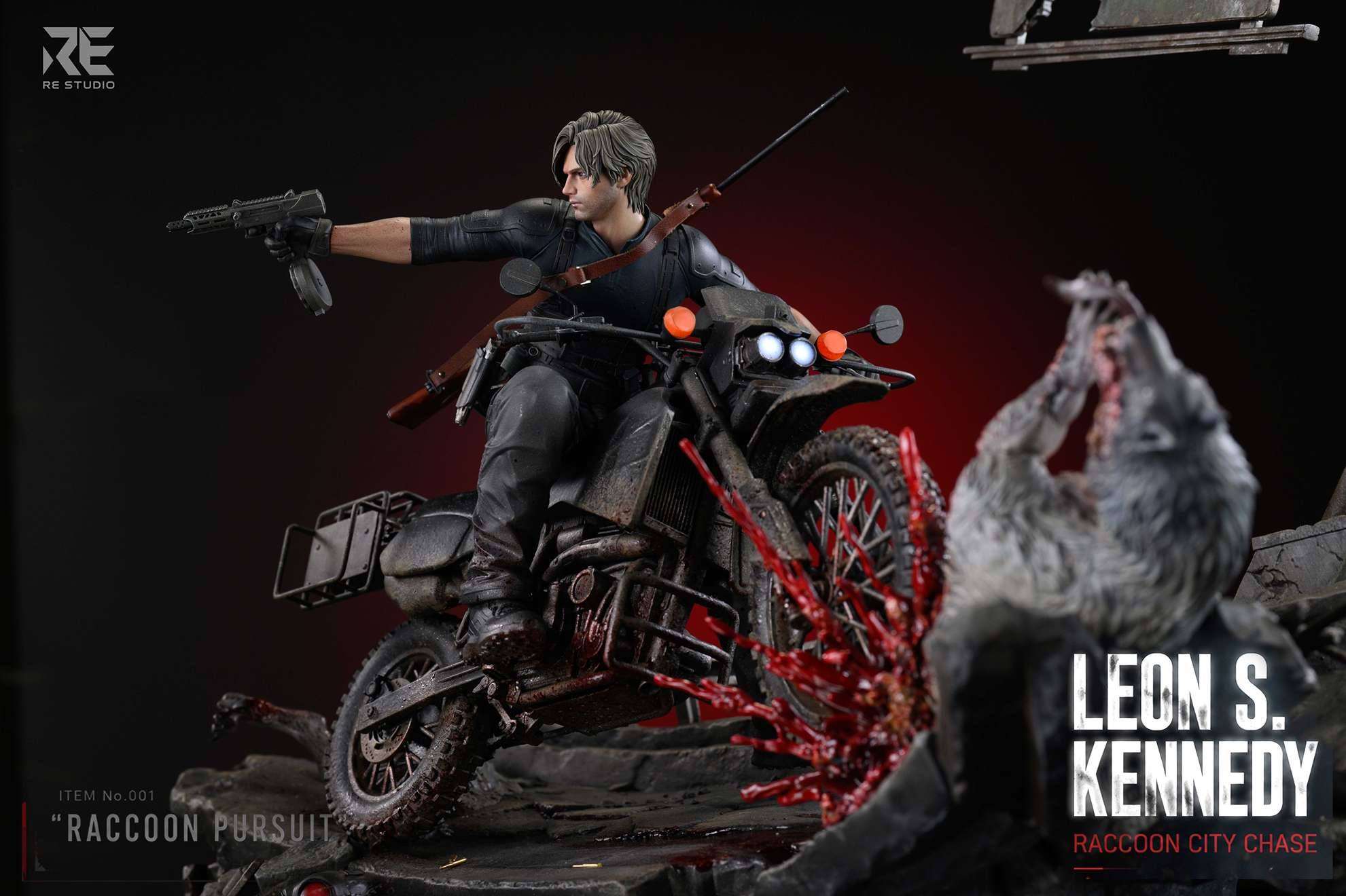 RE Studio - Leon S Kennedy Raccoon Pursuit | Mirai Collectibles