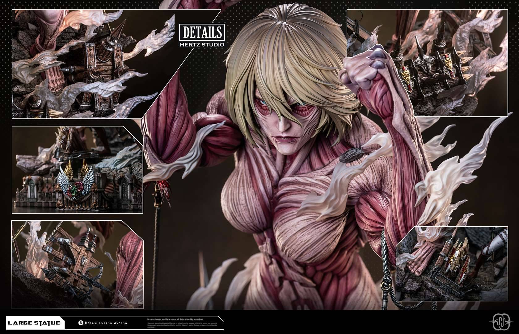 Hertz Studio - Annie Leonhart x Female Titan | Mirai Collectibles