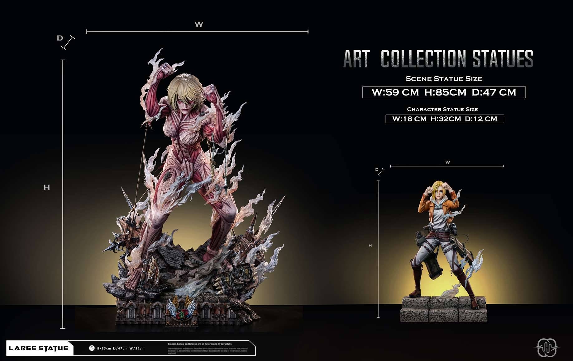 Hertz Studio - Annie Leonhart x Female Titan | Mirai Collectibles