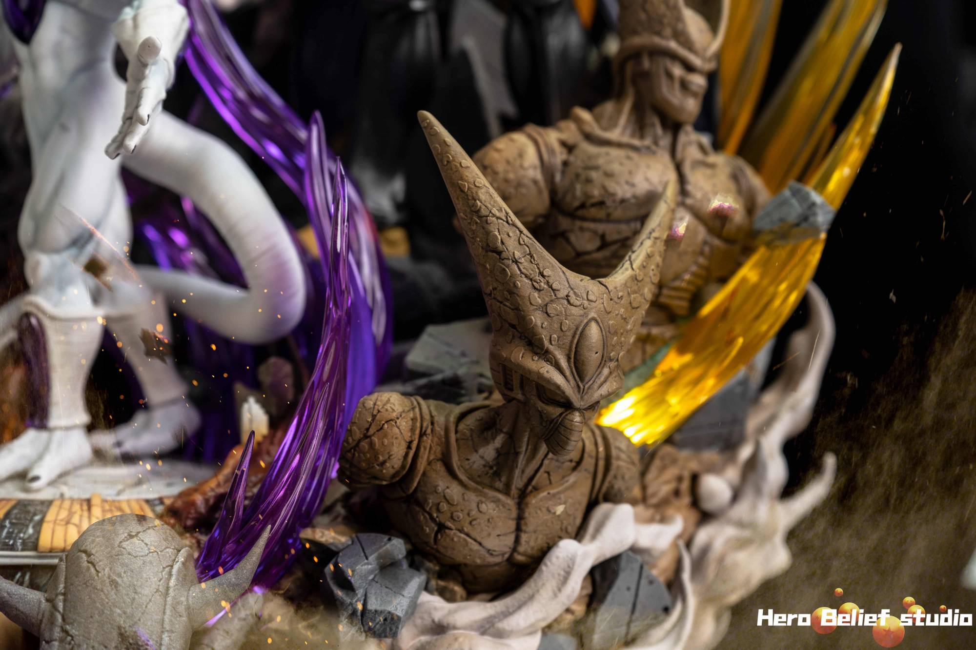Hero Belief Studio Dragon Ball Z 3 Villians Frieza, Cell and Buu