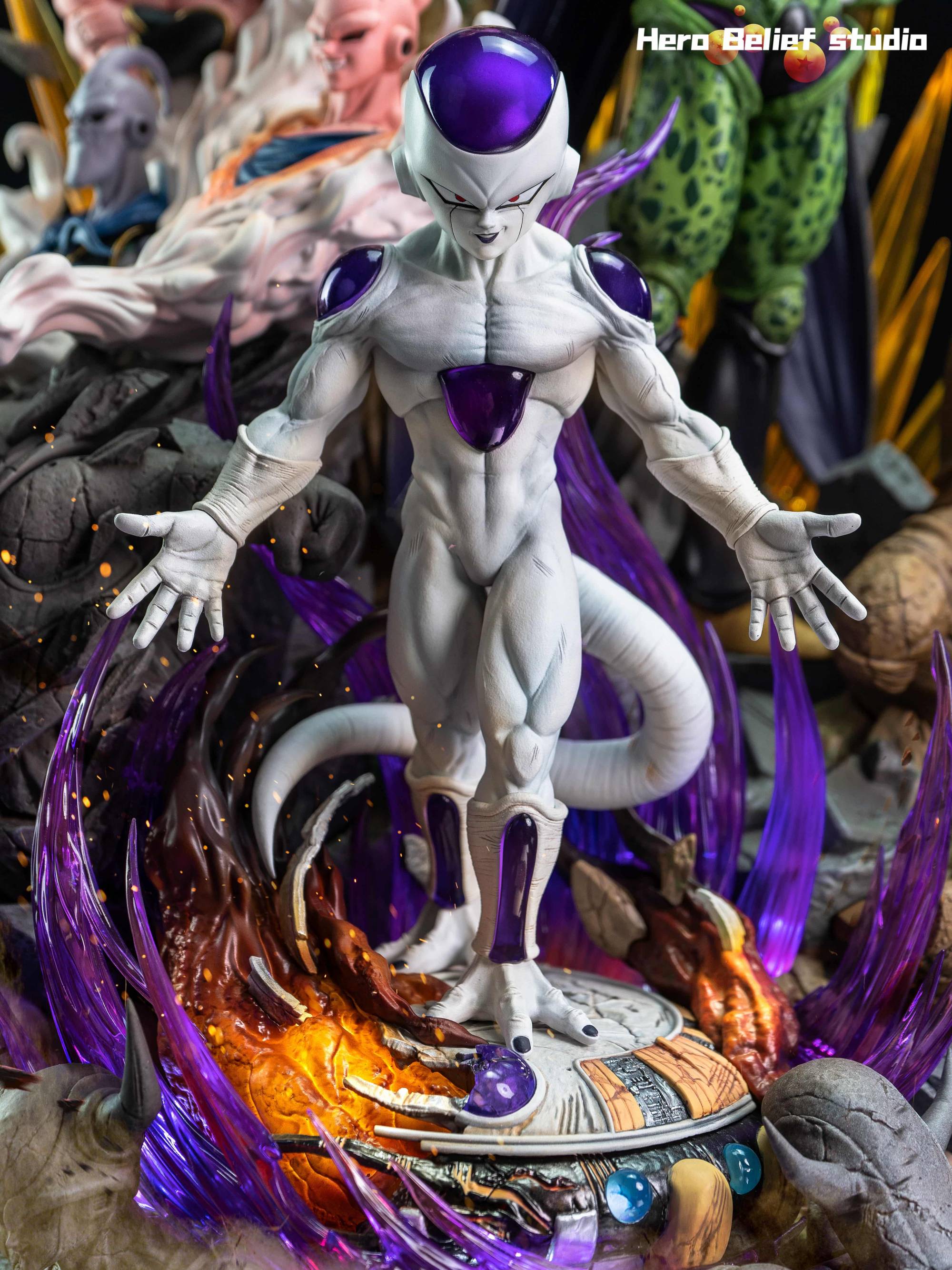 Hero Belief Studio Dragon Ball Z 3 Villians Frieza, Cell and Buu