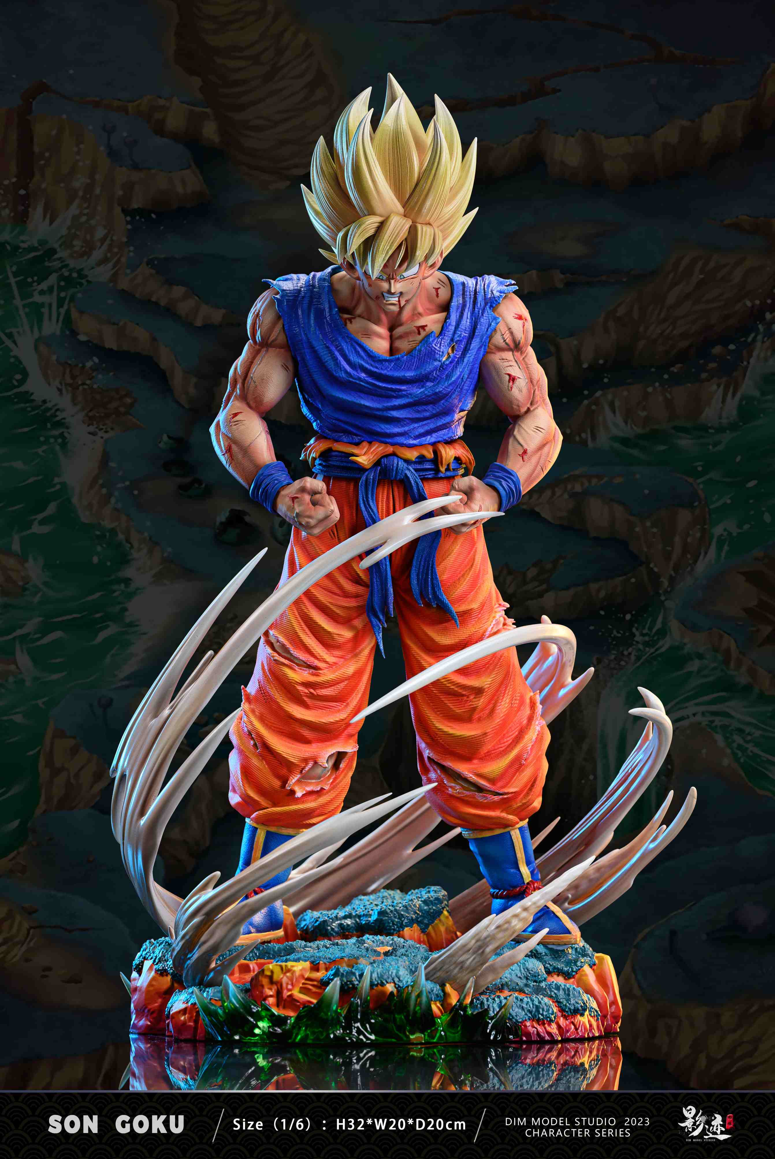 Dim Model Studio Dragon Ball Z SSJ Goku | Mirai Collectibles
