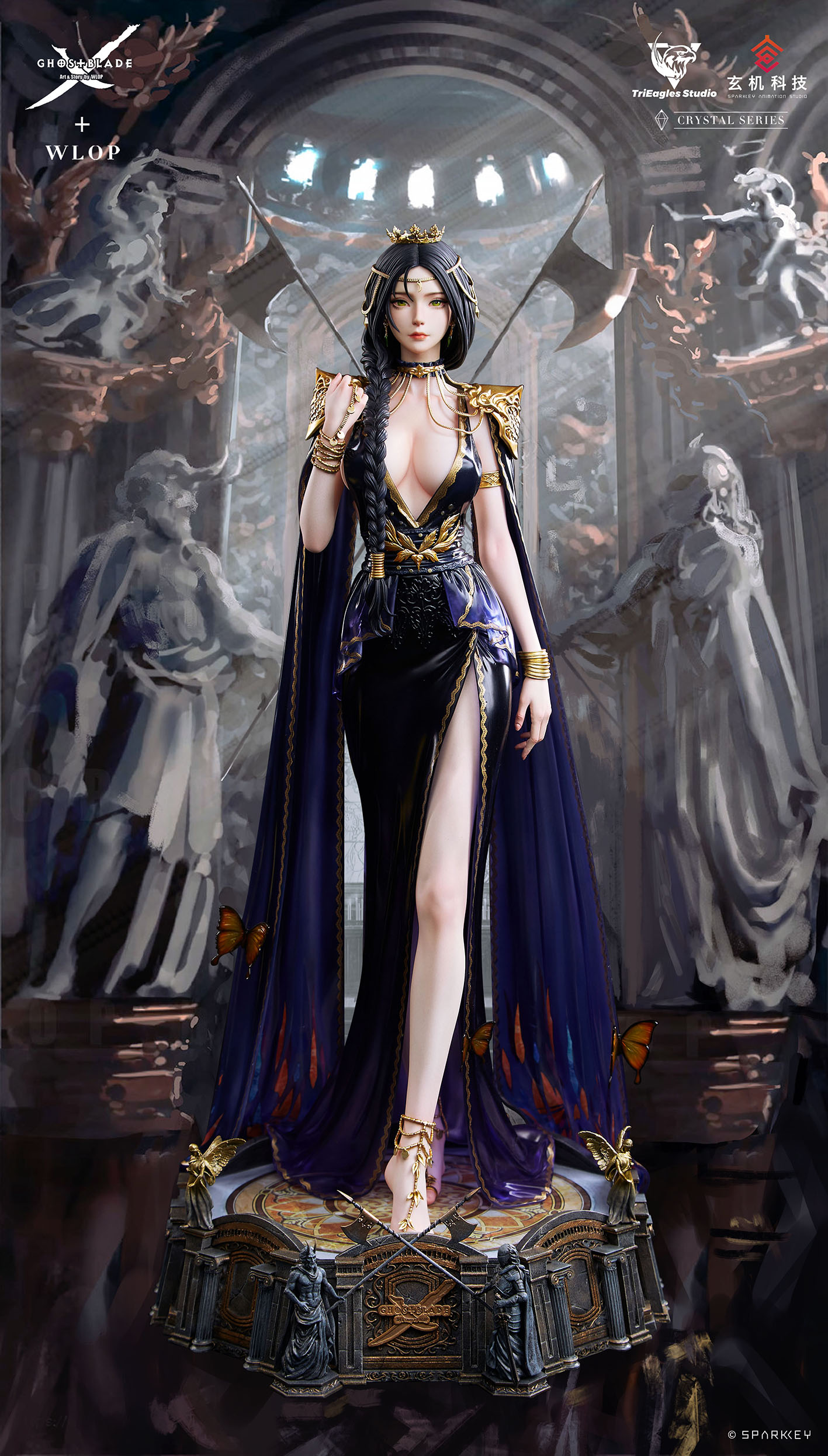 Trieagles Studio Ghostblade Aeolian Licensed Collectibles Statue