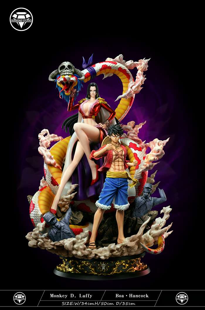 Diamond Studio - Luffy and Boa Hancock | Mirai Collectibles
