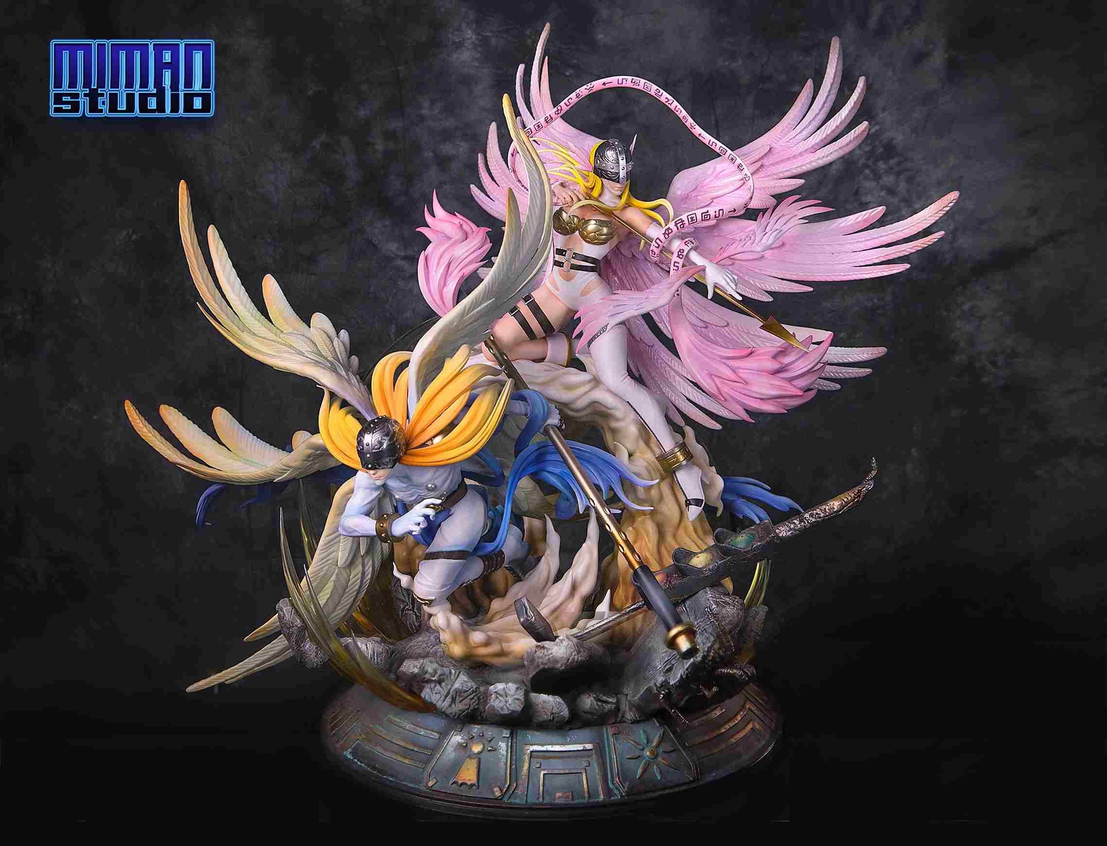 Miman Studio Digimon Adventure Angemon and Angewomon | Mirai